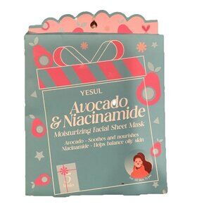 Yesul Avocado & Niacinamide Moisturizing Facial Sheet Mask, New In Box